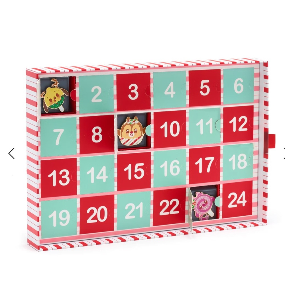Disney Munchlings Limited Edition 24-Day Advent Calendar Mystery Pin Set 2023 - Picture 3 of 3